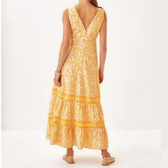 NWT Lilly Pulitzer Avlyn Honeycomb Maxi Dress Size 4 - Picture 2 of 8